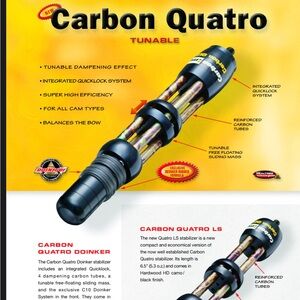 8.5 Carbon Impact Quatro Doinker Tunable Stabilizer - Quick Disconnect